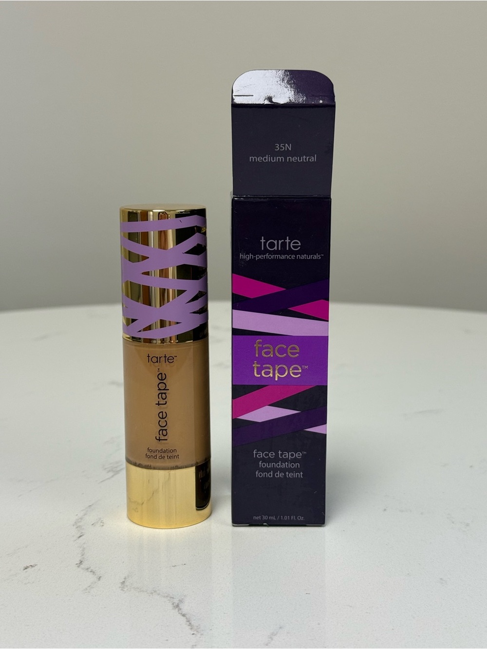 tarte Face Tape Foundation - (35N Medium Neutral)-Used 2/3 full